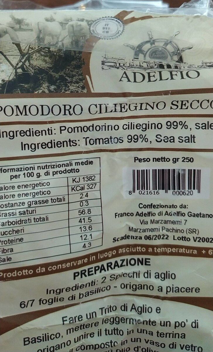Pomodoro ciliegino secco - Produkt - it