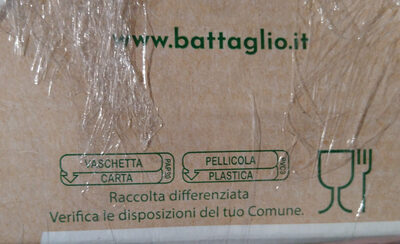 Banane biologiche - Istruzioni per il riciclaggio e/o informazioni sull'imballaggio