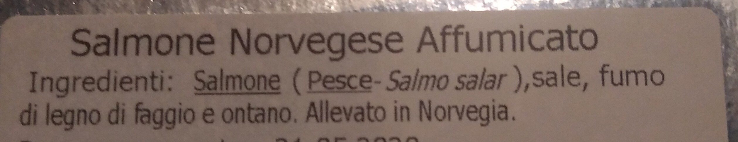Salmone affumicato - Ingredients - it