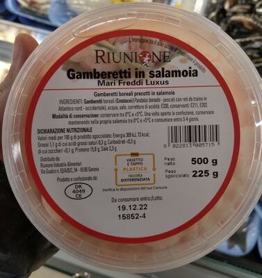 Gamberetti in salamoia - Prodotto