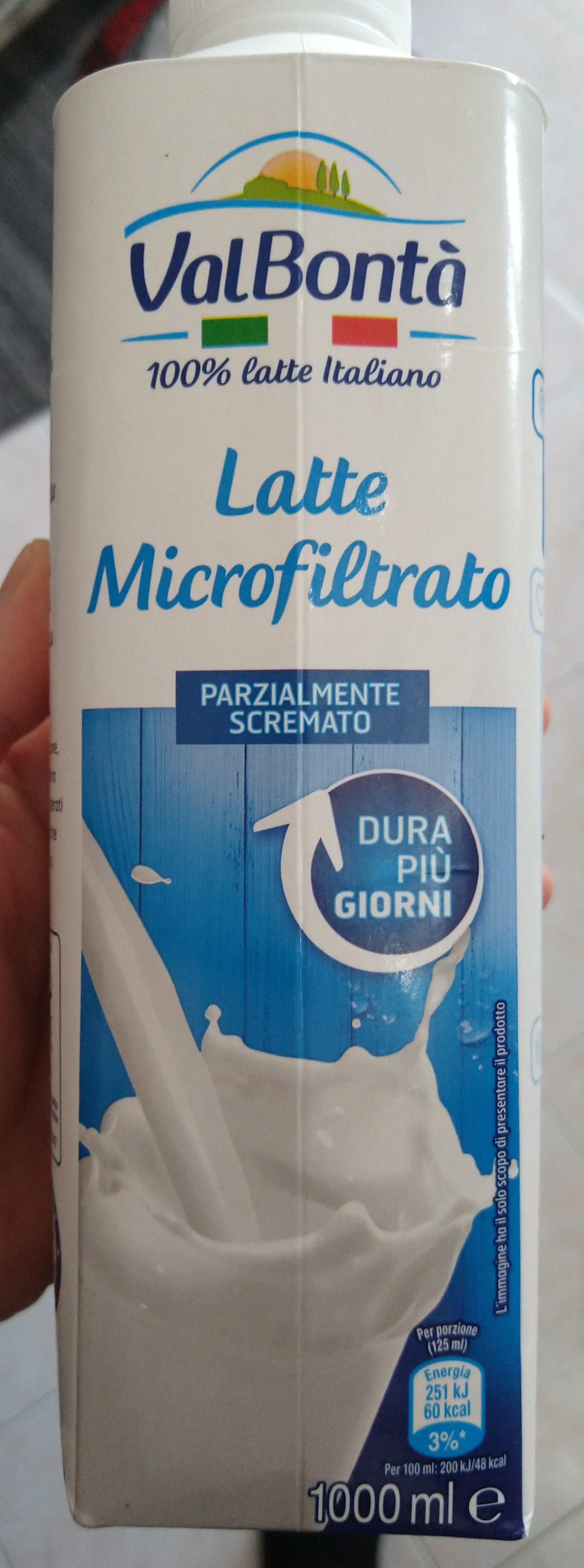 Latte microfiltrato - Prodotto