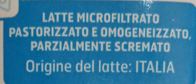 Latte microfiltrato - Ingredienti