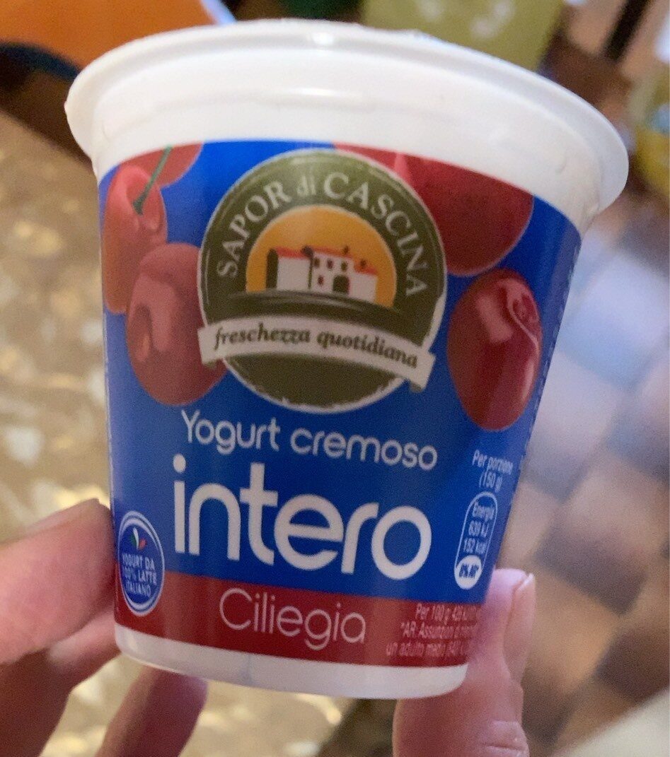 Yogurt cremoso intero ciliegia - Produit - it