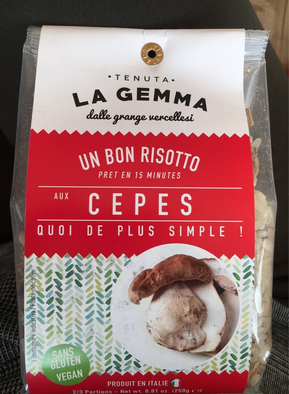 Risotto au cepes - Product - fr