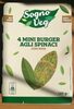 4 mini burger agli spinaci con soia - Product