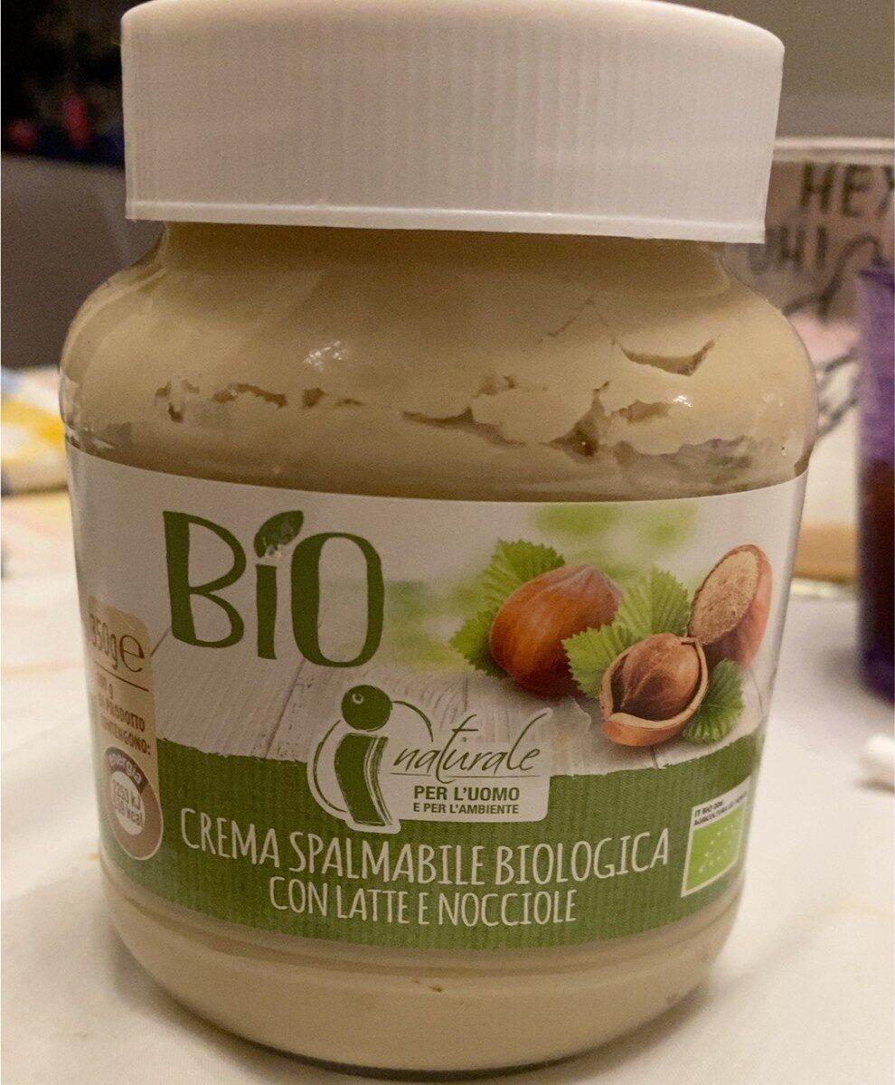 Crema spalmabile biologica con latte e nocciole - Product - it
