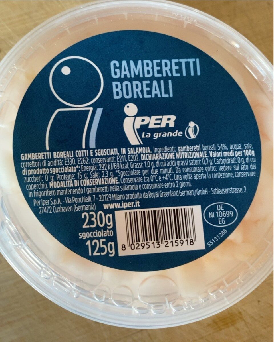 Gamberetti iper - Prodotto