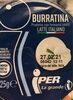 Burratina - Produit