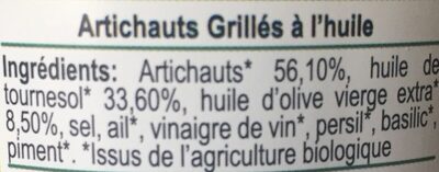 Artichauts grillés - Ingrediënten - fr