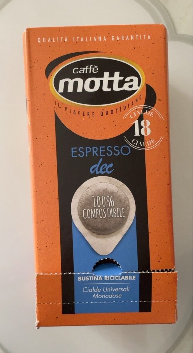 Caffè espresso dec - Prodotto