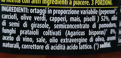 Insalata per Pasta - Ingredients - it