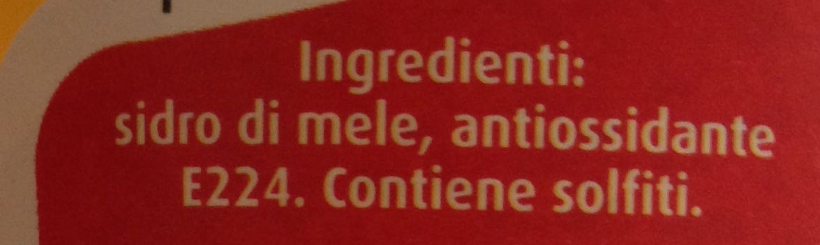 Aceto di mele - Ingrédients - it