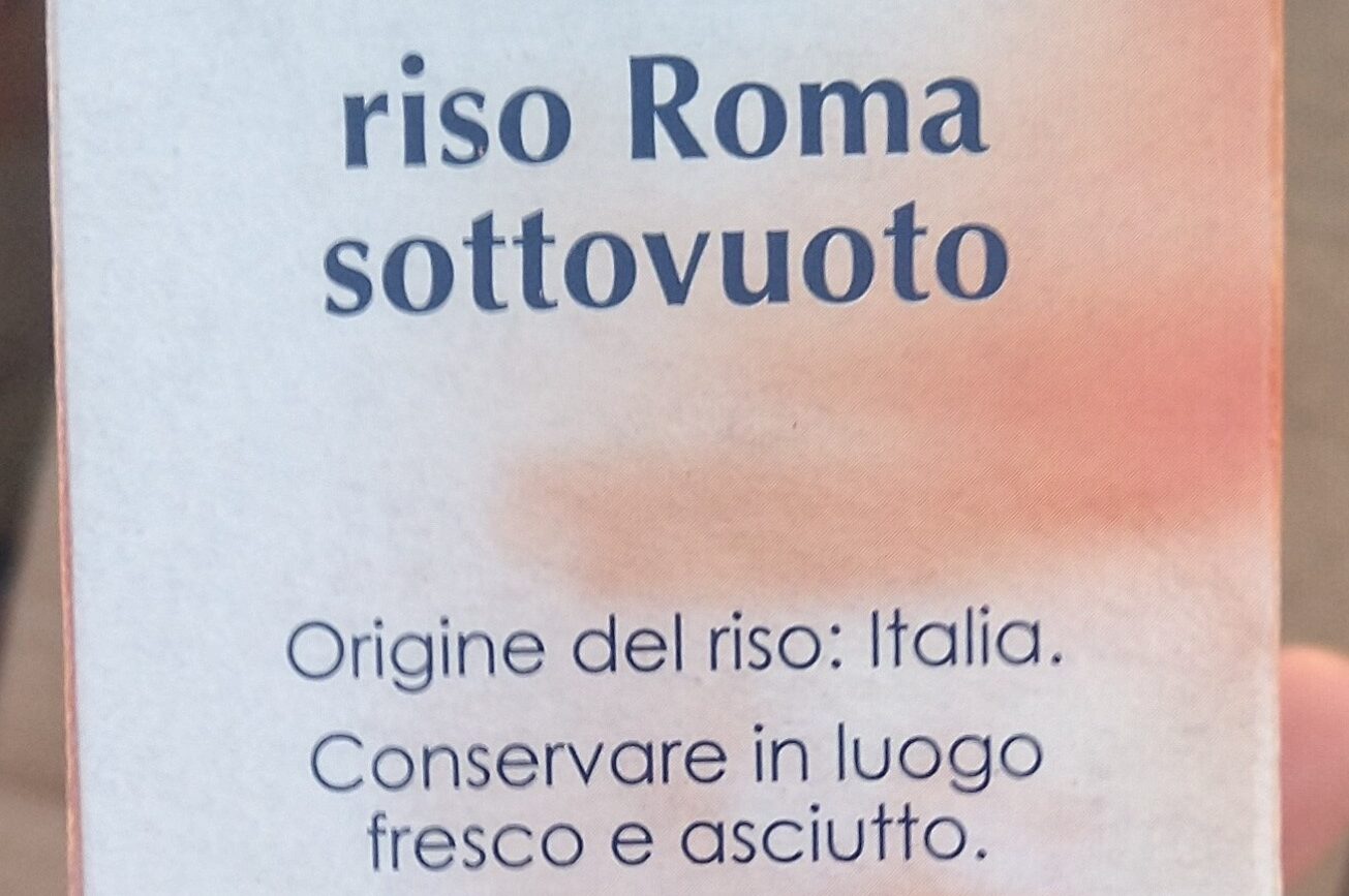 Riso Roma - Ingrédients - it