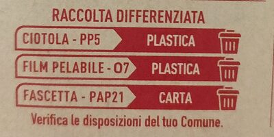 Vellutata con zucca e porcini - Istruzioni per il riciclaggio e/o informazioni sull'imballaggio