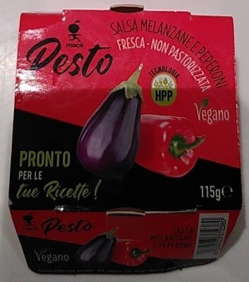 Pesto salsa melanzane e peperoni - Produit - it