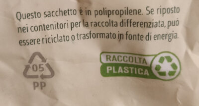 Caserecce biologiche - Instruction de recyclage et/ou informations d'emballage - it