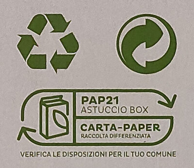 Spaghettoni Lenticchie Rosse - Instruction de recyclage et/ou informations d'emballage - it