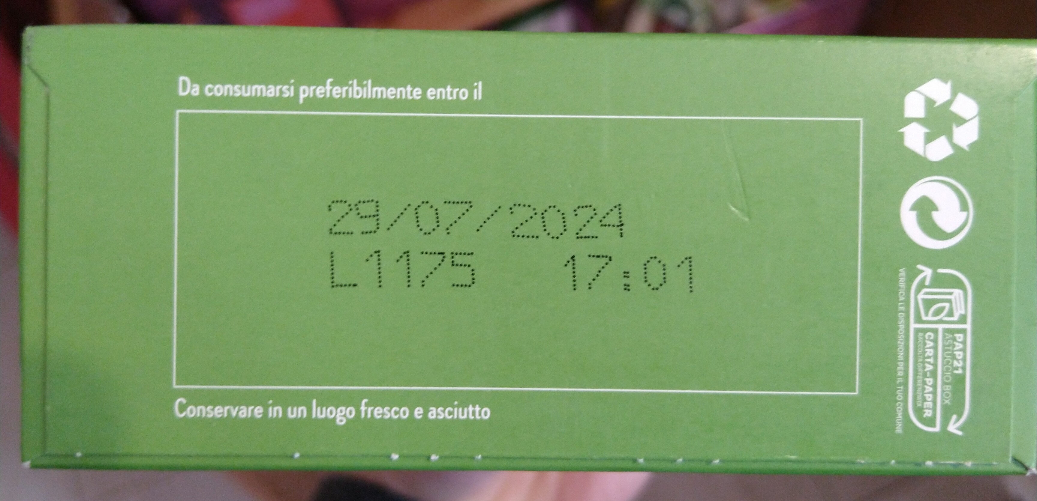Pasta grano saraceno - Instruccions de reciclatge i/o informació d’embalatge - it