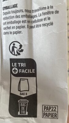Spaghetti D'epeautre Complet - Recyclinginstructies en / of verpakkingsinformatie - fr