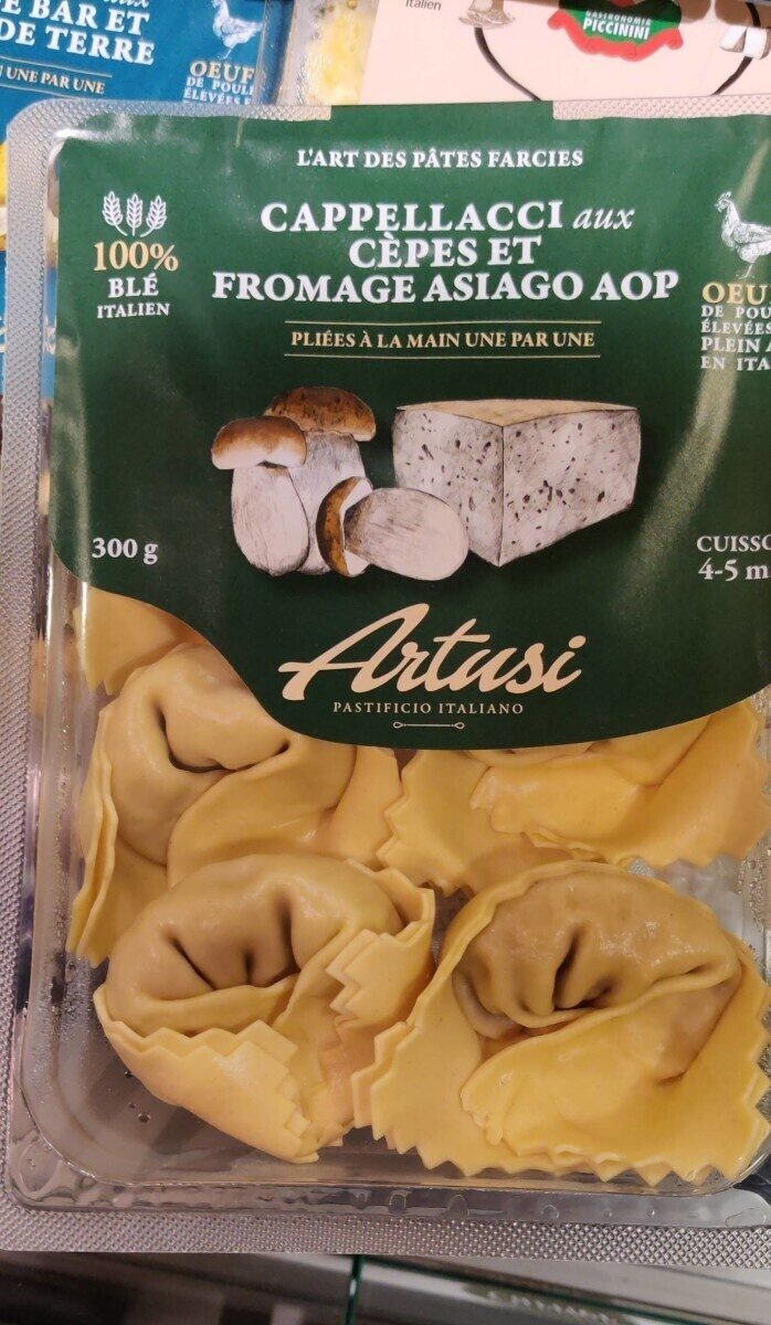 Cappellacci cèpes et fromage asiago aop - Product - fr