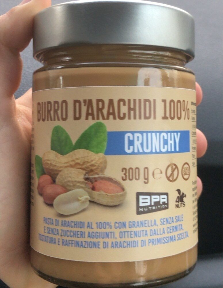 burro d’arachidi 100% crunchy - Prodotto