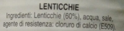 Lenticchie - Ingredienti