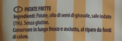 Patatine casaline - Ingredients - it