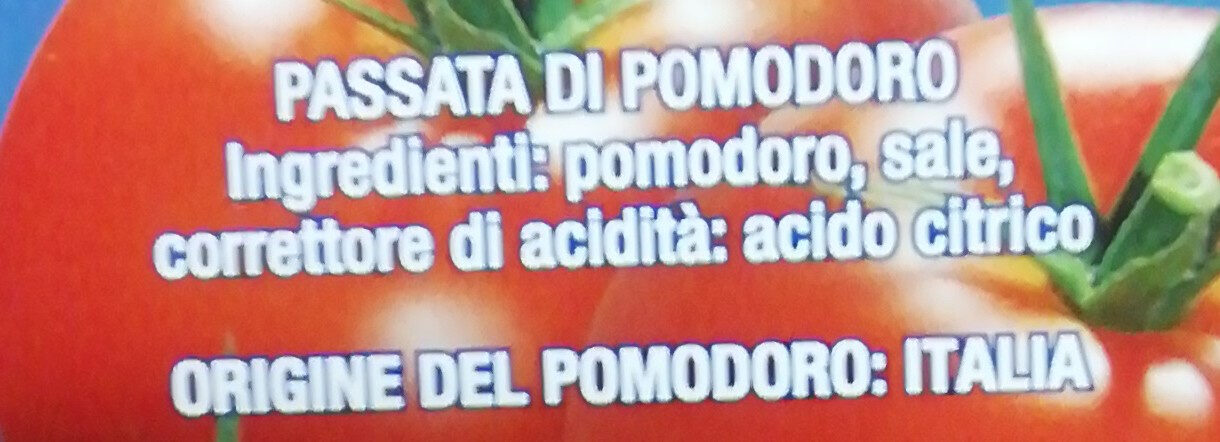 Passata di pomodoro - Ingrédients - it