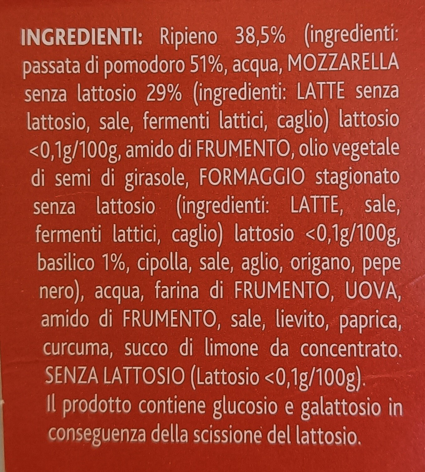 Sofficini - Ingredients - it