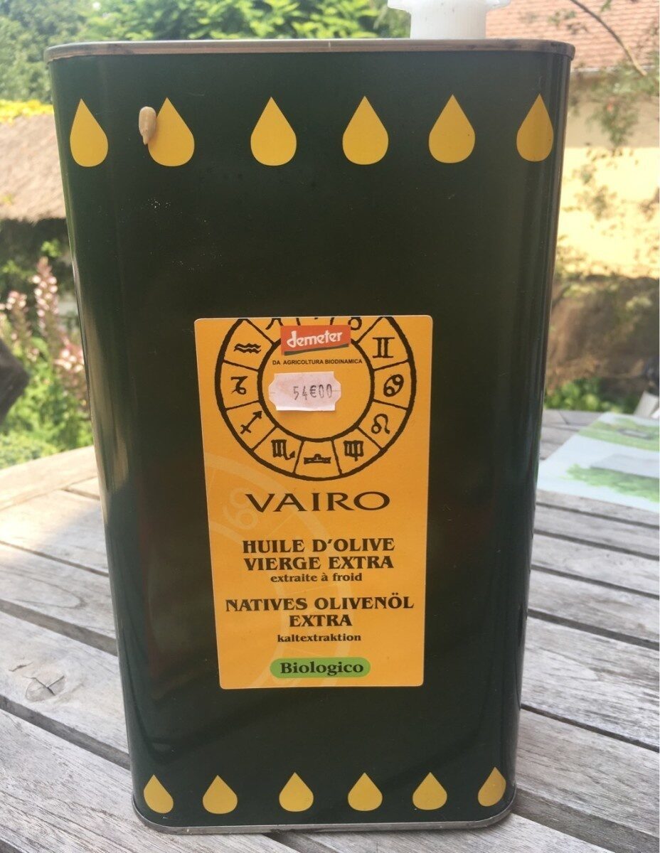 Huile d'olive extra vierge - Produit