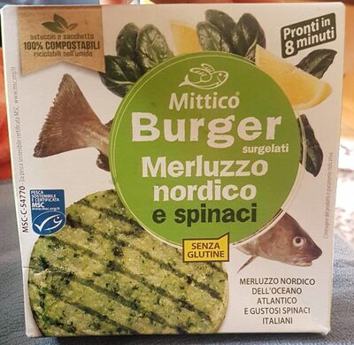 Mittico Burger Merluzzo Nordico e spinaci - Prodotto