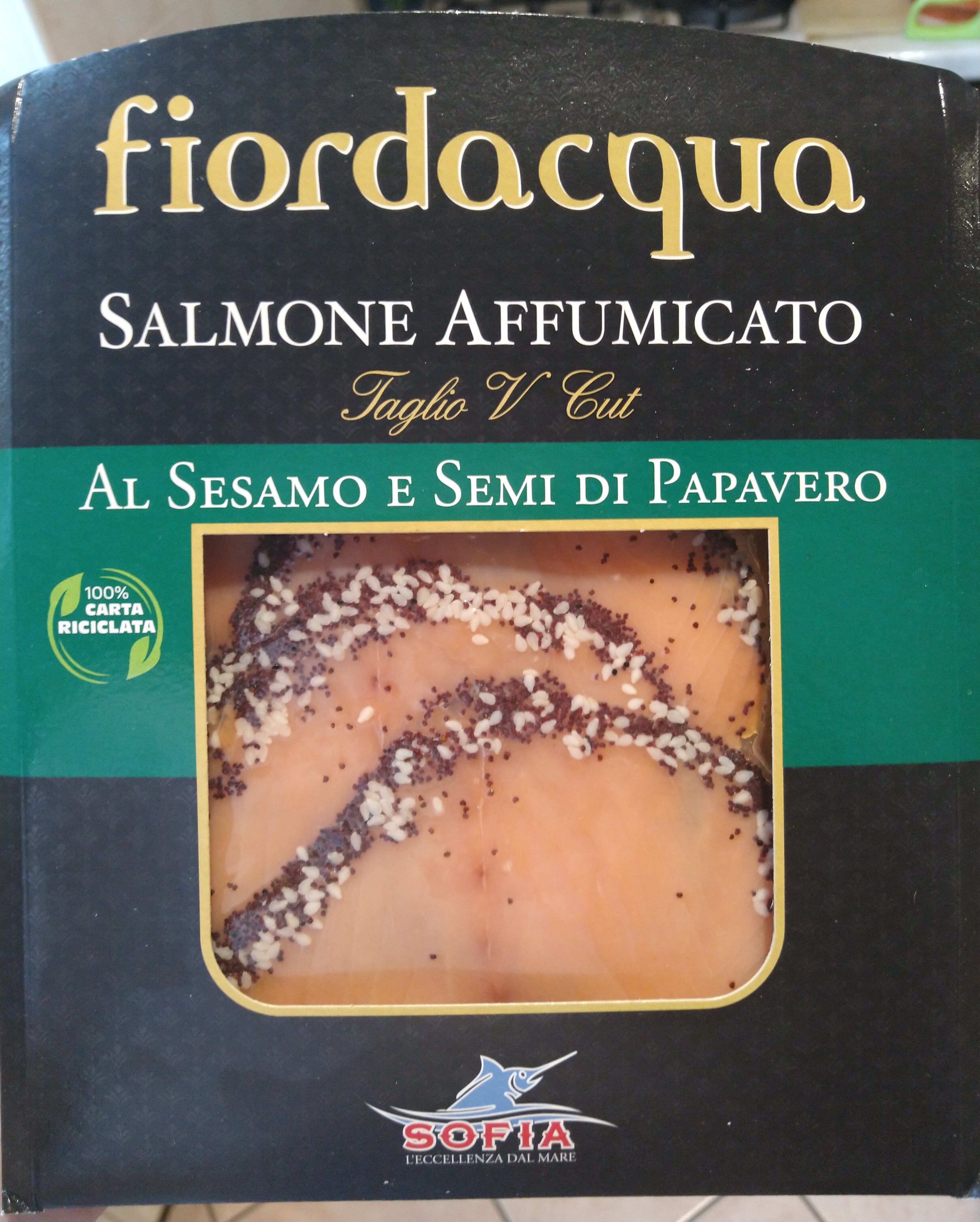 Fiordacqua - Salmone affumicato al sesamo e semi di papavero - Prodotto