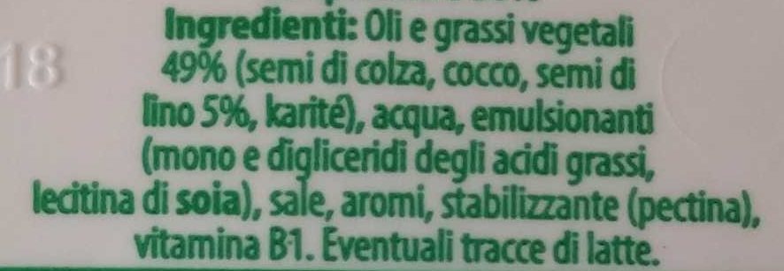 Margarina Omega - Ingredienti
