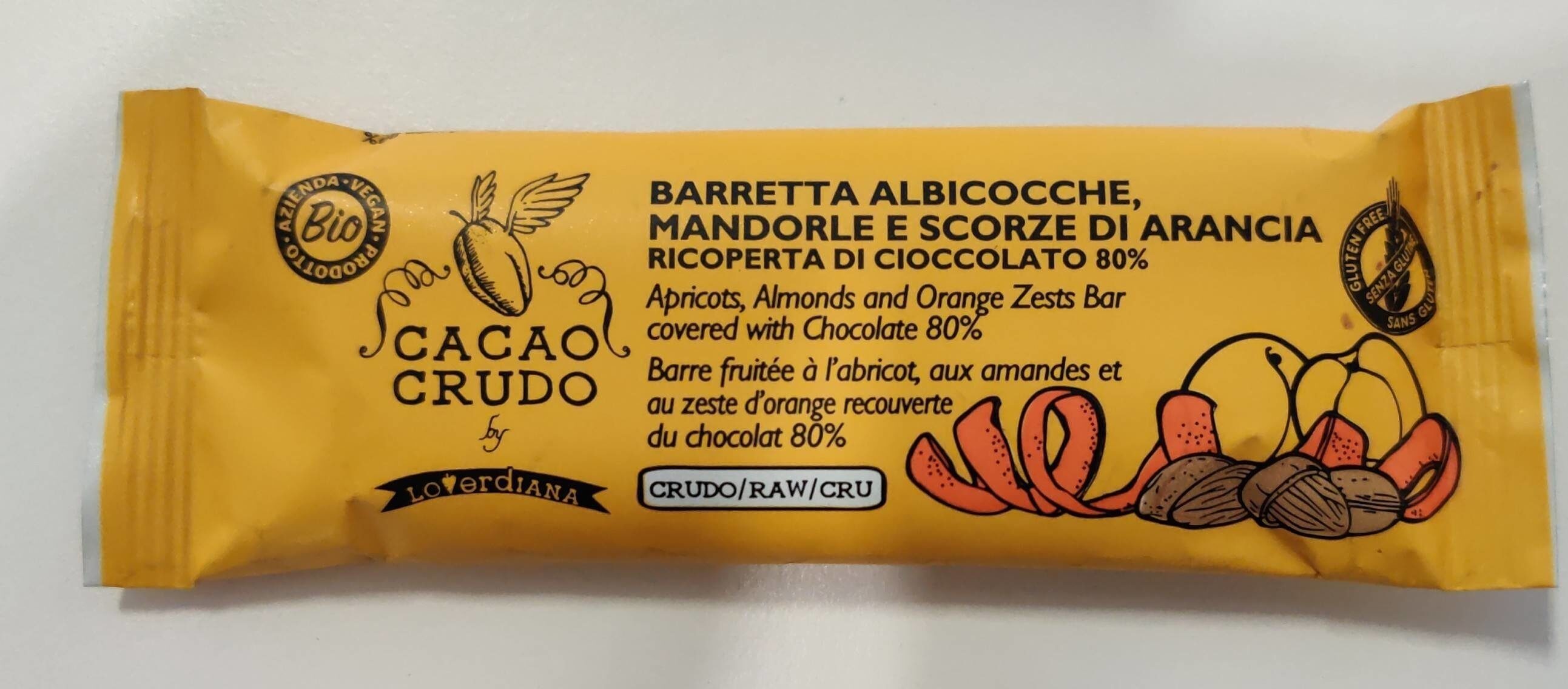 barretta albicocche mandorle e Scorze di arancia - Produit - it