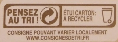 Blé dur précuit Biologique - Instrucciones de reciclaje y/o información de embalaje - fr