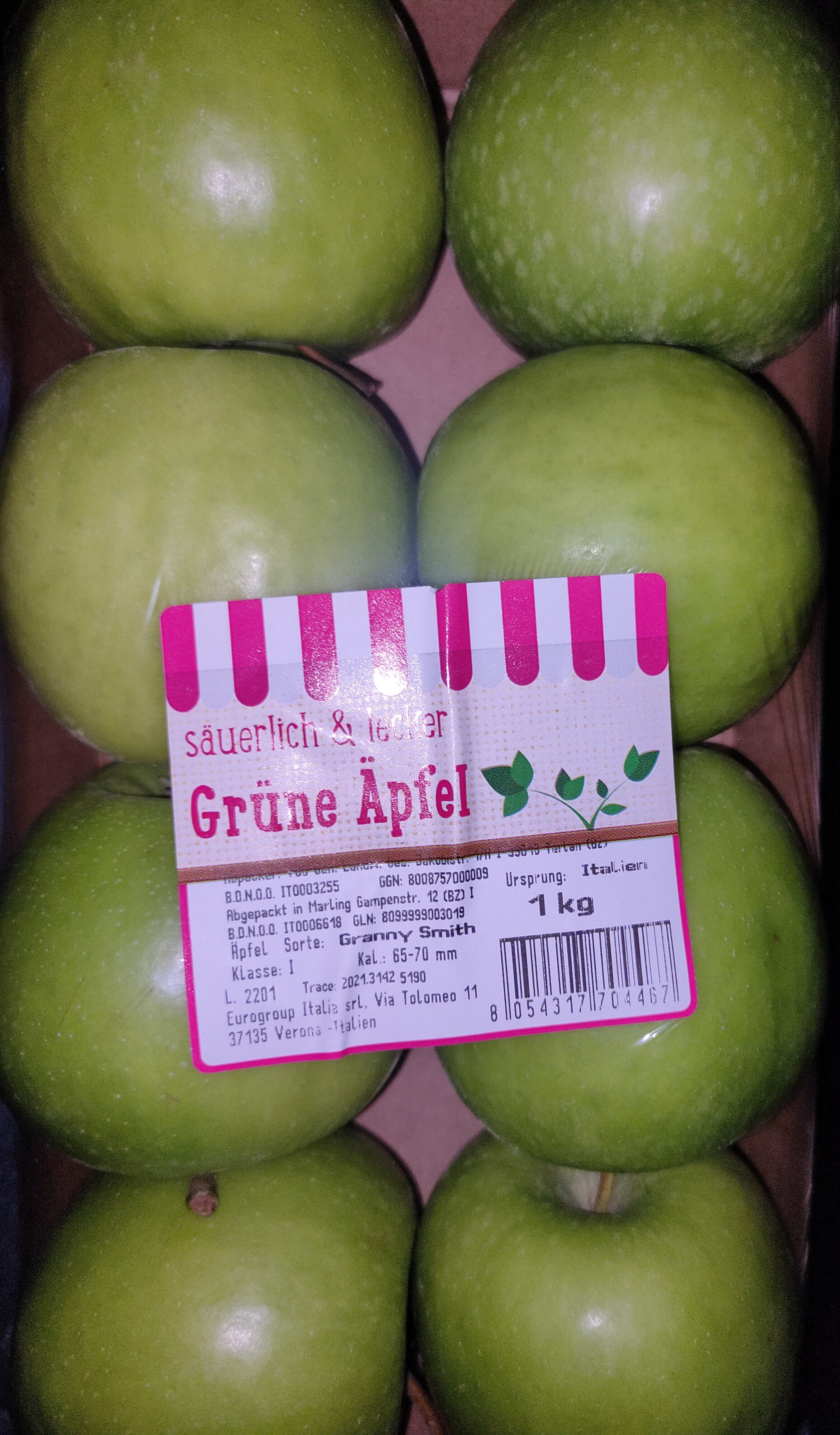 Grüne Äpfel - Produkt