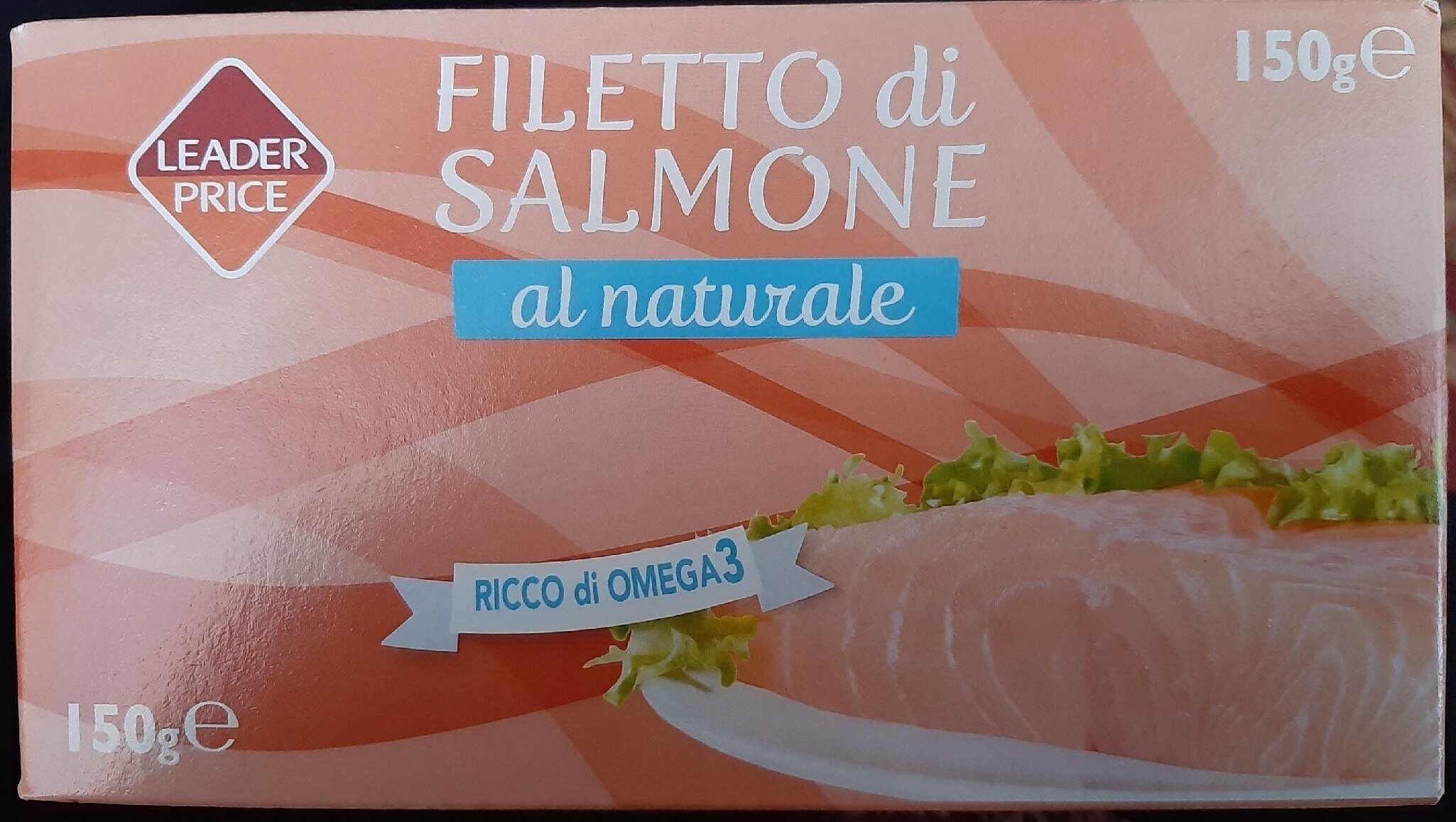 Filetto di salmone al naturale - Prodotto