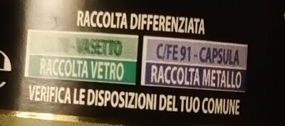 Crema Al Pistacchio - Istruzioni per il riciclaggio e/o informazioni sull'imballaggio
