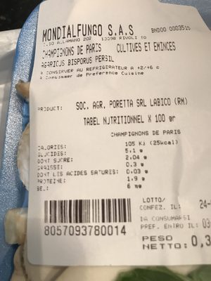 Champignon de paris - Ingredients - fr