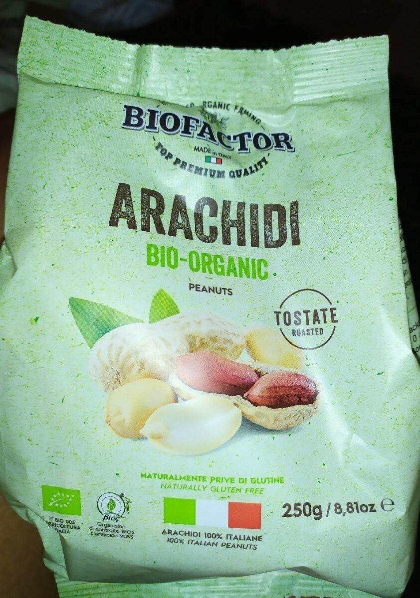 Arachidi bio organic - Produit