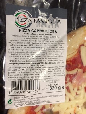 Pizza capricciosa - Product - fr