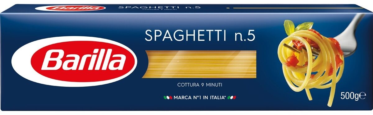 Barilla pates spaghetti n°5 500g - Producto
