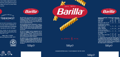 Barilla Girandole No. 34 - Tableau nutritionnel