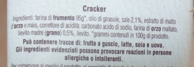 Cracker Salati - Ingredienti