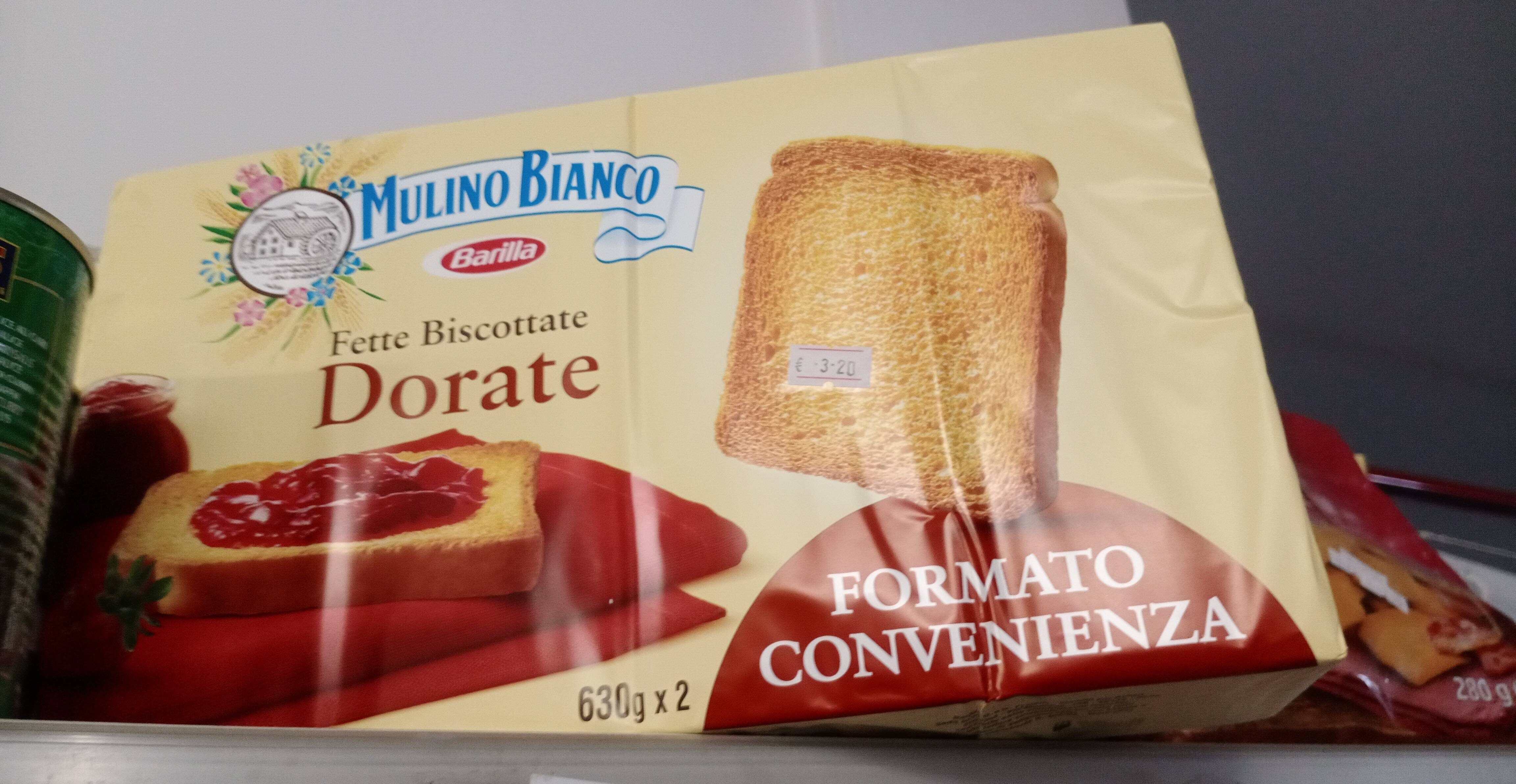 Mulino Bianco Fette Biscottate Dorate - Produit - it
