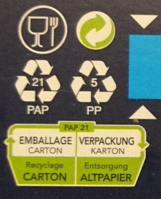 Collezione Orecchiette - Instruction de recyclage et/ou informations d'emballage