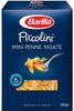 Barilla Pasta Piccolini Mini Penne Rigate aus hochwertigem Hartweizen mit einer Kochzeit von nur 6 Minuten, 500g - Produkt