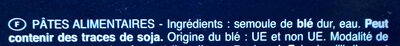 Collezione Tagliatelles - Ingredients - fr