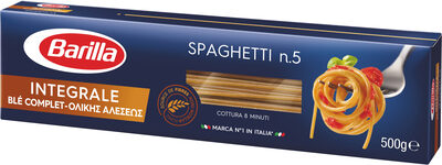 Pâtes spaghetti au blé complet integral 500g - Product - fr