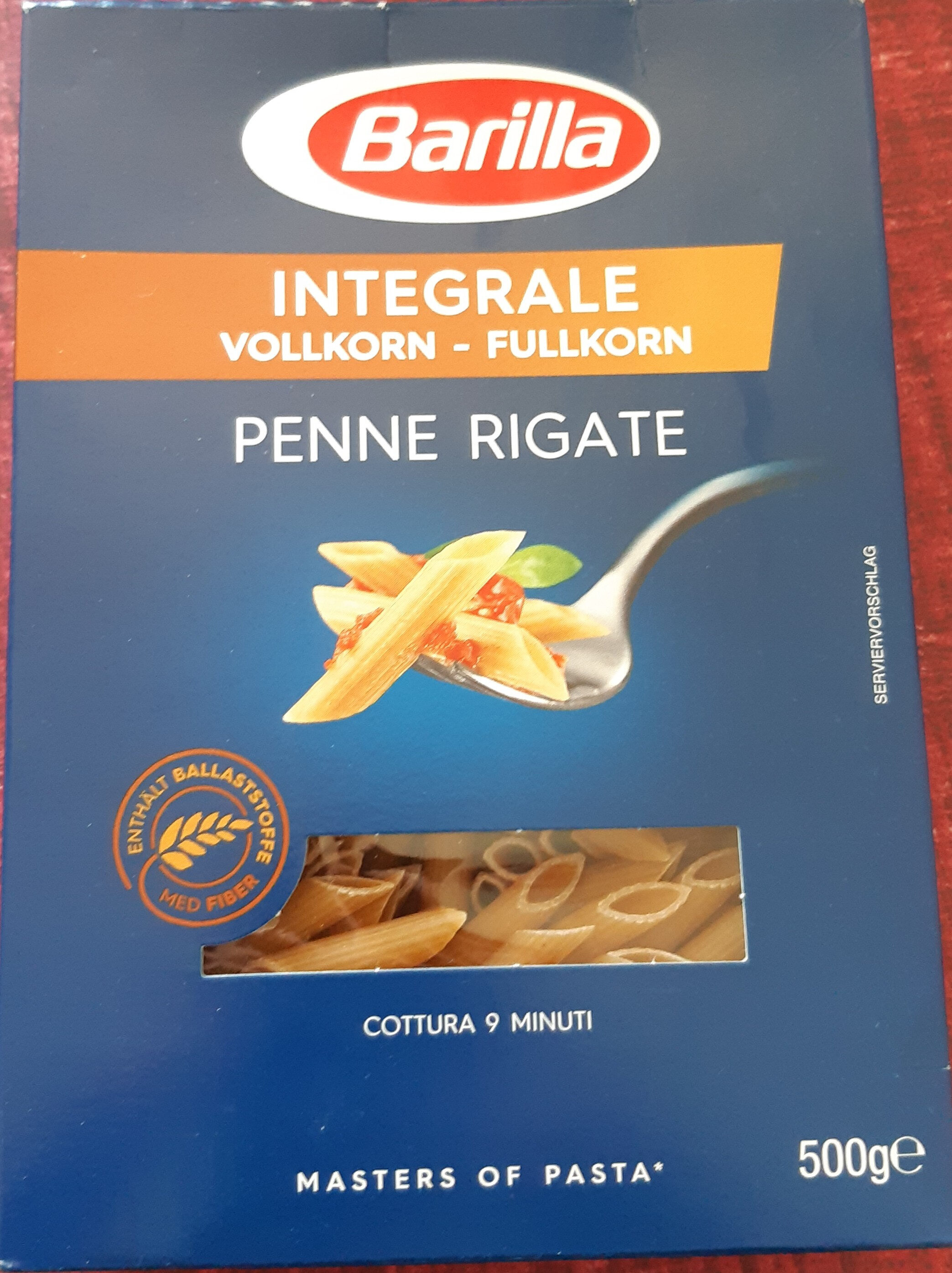 Barilla integral Penne rigate 500g whole wheat - Produkt
